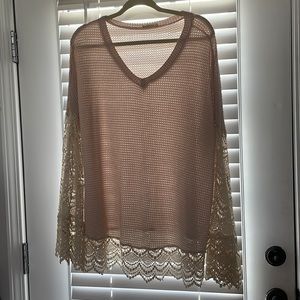 Boutique Bell Sleeve Blouse